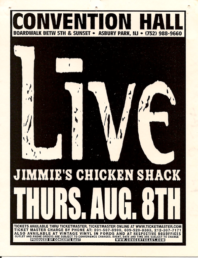 Live w/ Jimmie's Chicken Shack - Convention Hall - Asbury Park, NJ - August 8th, 2002