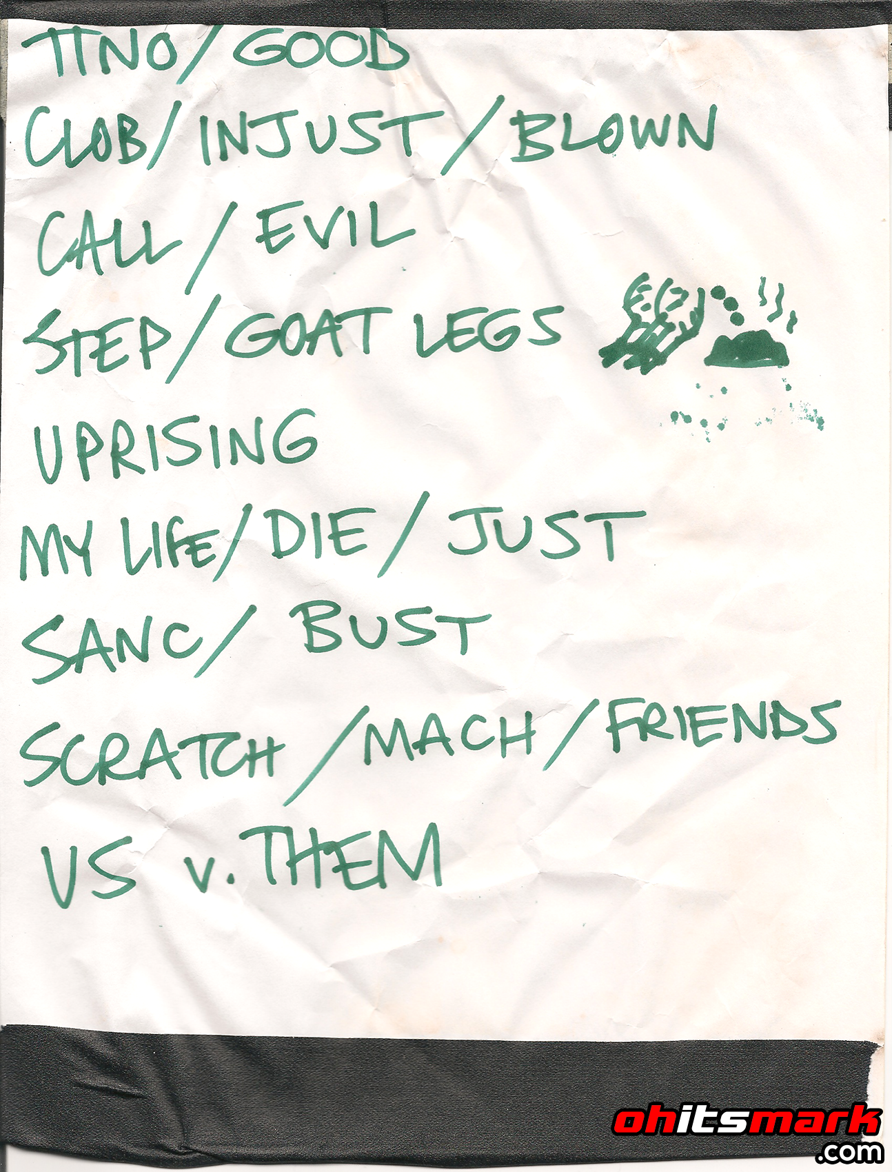 SETLIST: Sick of It All – The State Theatre – St. Petersburg, FL – September 21st, 2006